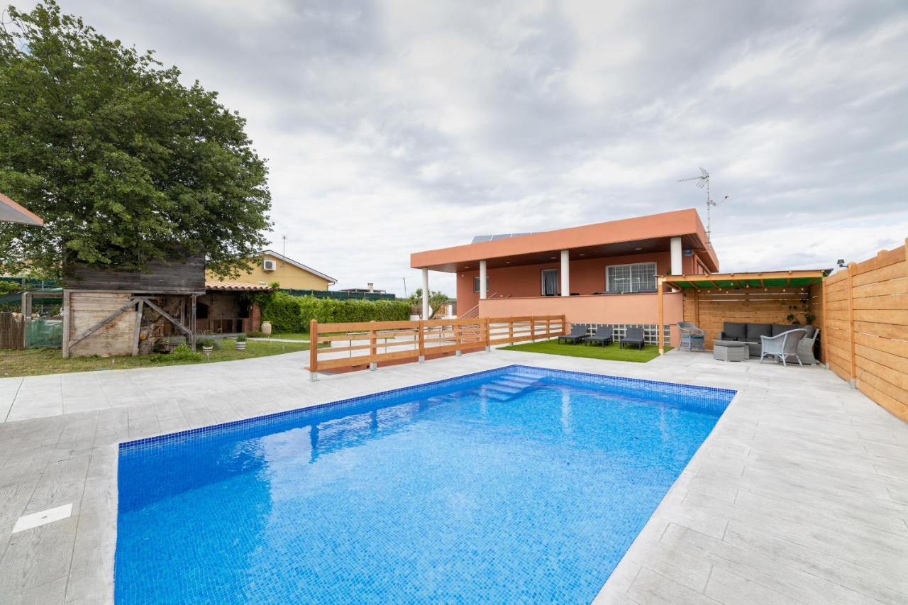 Вилла Piscina De Sal Barbacoa Wifi, Parking Gratis, 3 Min Pga Casa El Roble Жирона Экстерьер фото